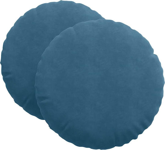 vidaXL Velvet Blue Sofa Cushion 60x60cm