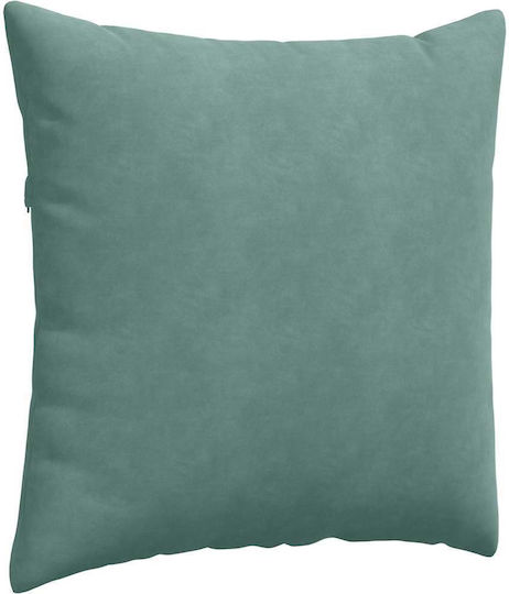 vidaXL Velvet Sofa Cushion Light Blue 80x80cm