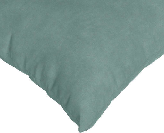 vidaXL Velvet Sofa Cushion Light Blue 80x80cm