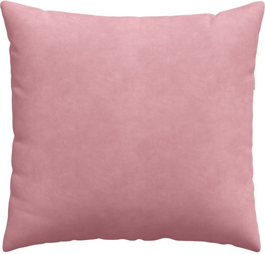 vidaXL Perna De Canapea Din Catifea Roz 45x45cm