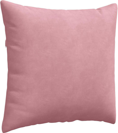 vidaXL Perna De Canapea Din Catifea Roz 45x45cm