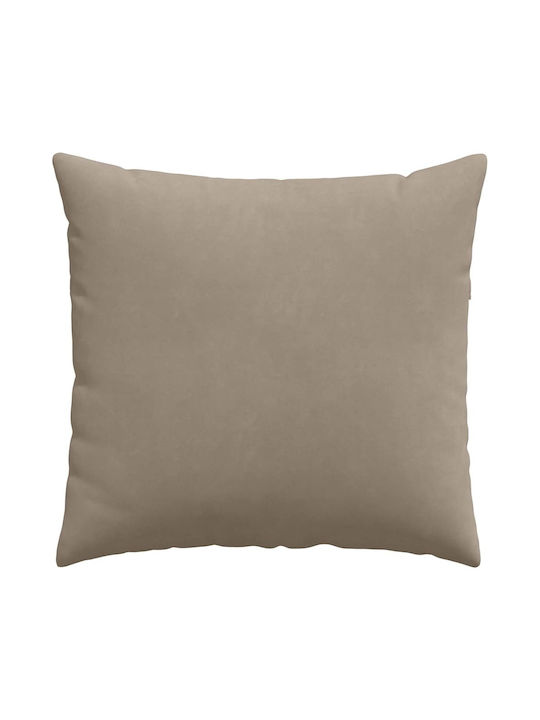 vidaXL Sofa Cushion Taupe 2pcs 45x45cm.