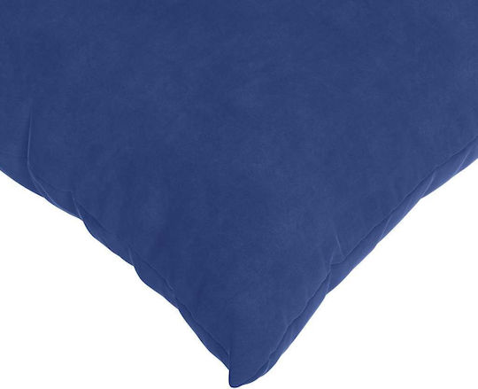 vidaXL Velvet Blue Sofa Cushion Police 40x60cm