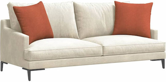 vidaXL Velvet Sofa Cushion Red Orange 50x50cm