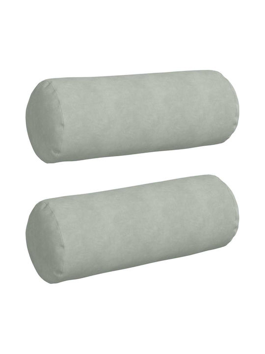 vidaXL Perna De Canapea Din Catifea Gri Deschis 70x25cm