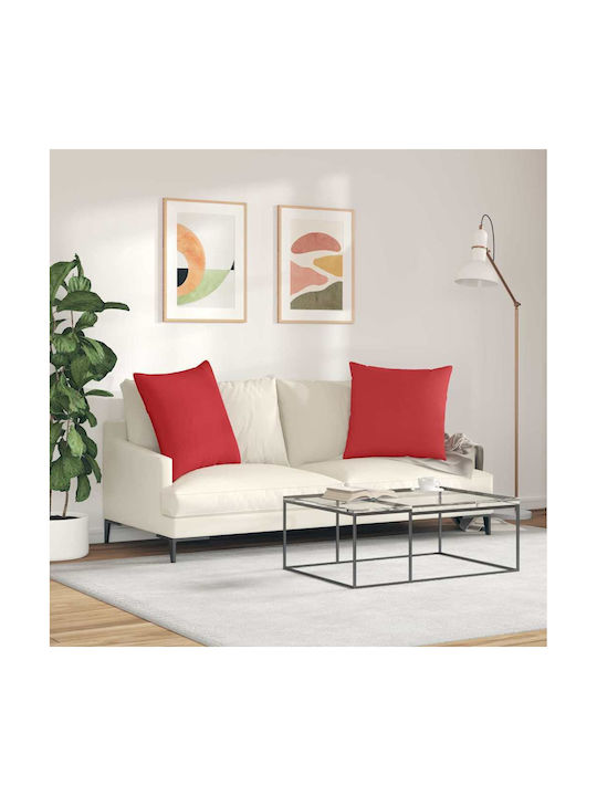 vidaXL Sofa Cushion Red 80x80cm
