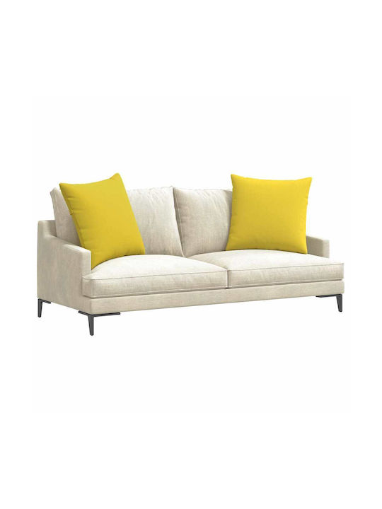 vidaXL Sofa Cushion Yellow 80x80cm