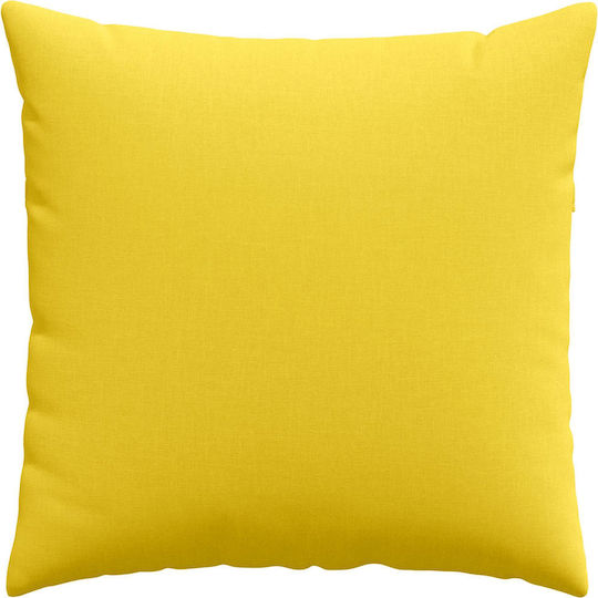 vidaXL Sofa Cushion Yellow 80x80cm