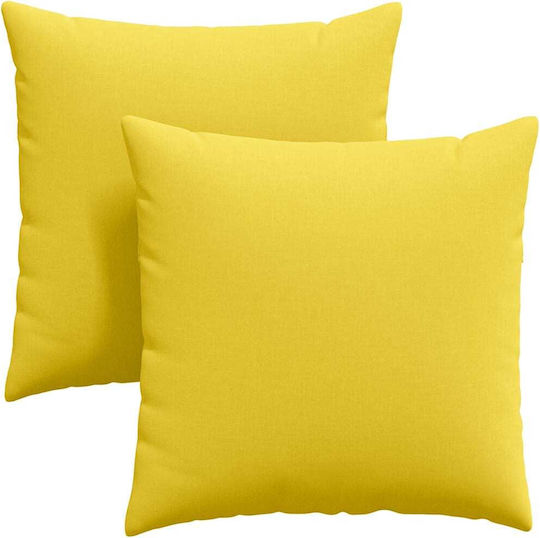 vidaXL Sofa Cushion Yellow 80x80cm