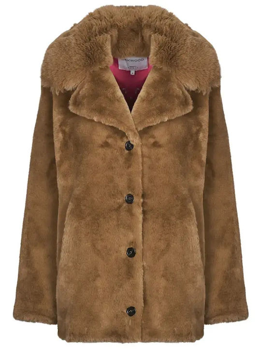 Women's Long Fur Brown