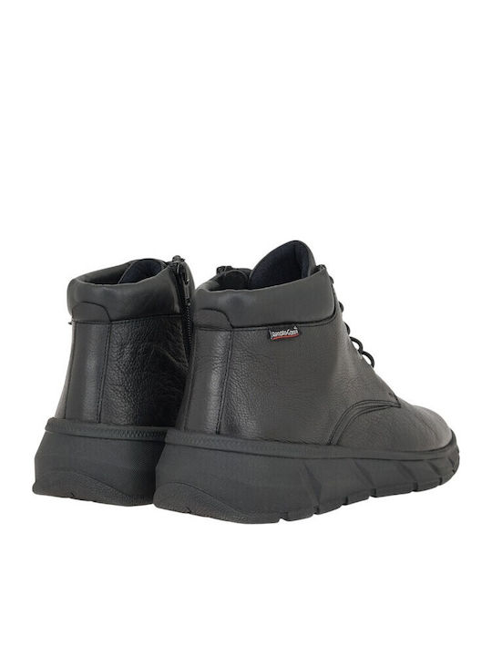 Leather Black Men's Boots