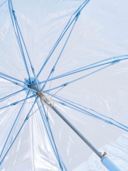 Bisetti Winddicht Regenschirm Kompakt Transparent