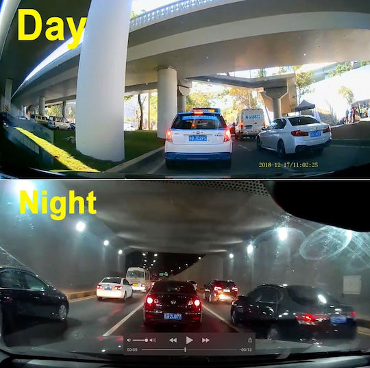 PerVoi 4K Mirror Car DVR, 10.1" Display