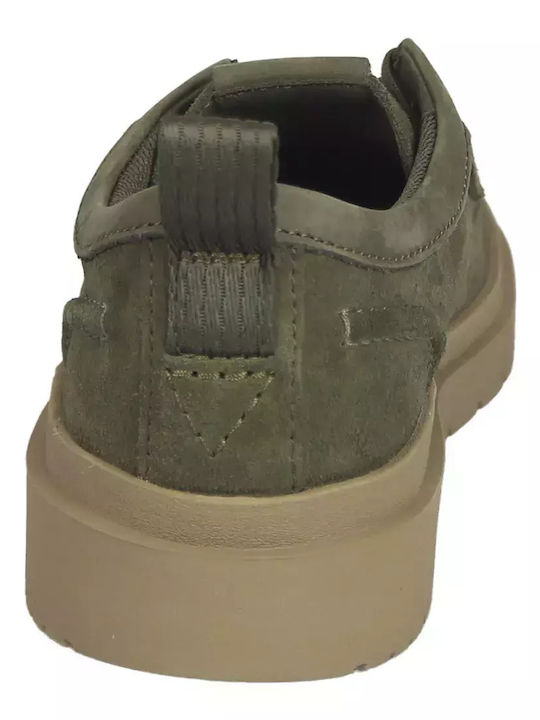 Men's Leather Moccasins Green