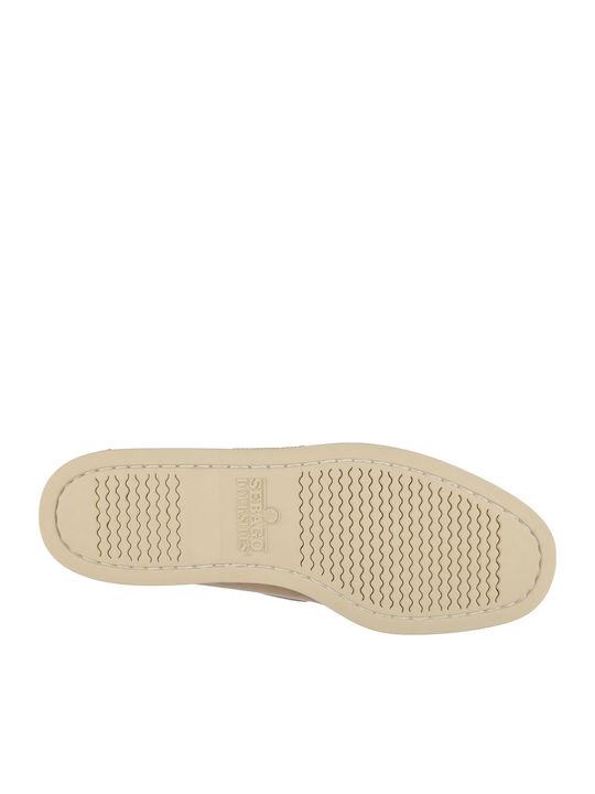 Portland Men's Boat Shoes Beige