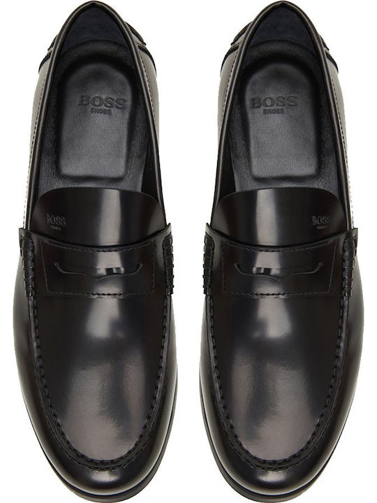 Men's Leather Loafers Black