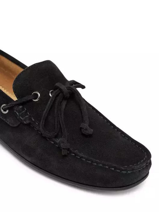 Drive Suede Ανδρικά Boat Shoes σε Μπλε Χρώμα