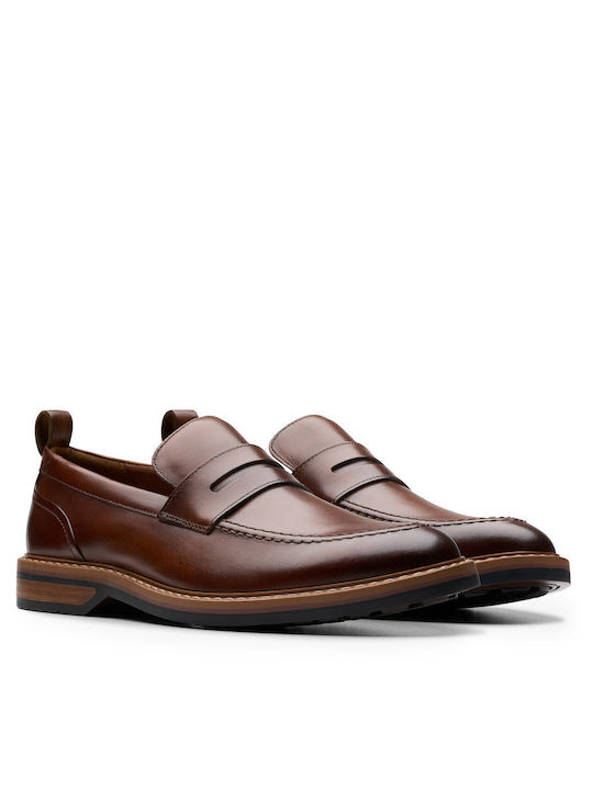 Step Men's Leather Loafers Tabac Brown