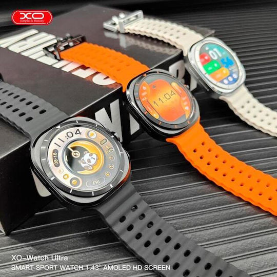 XO Watch Ultra с Пулсомер (Оранжев)
