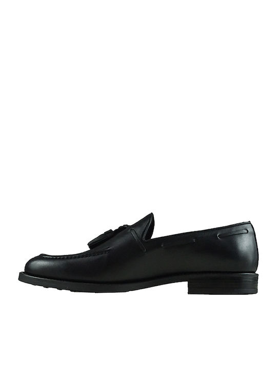 Men's Leather Loafers Black