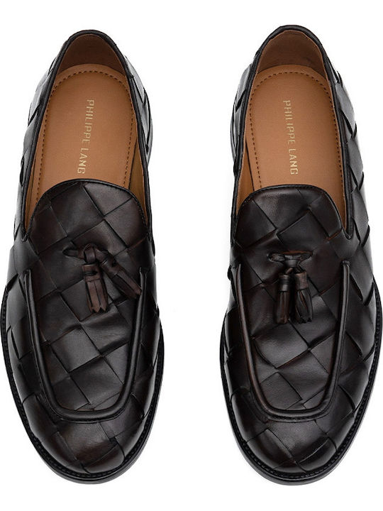 Men's Leather Moccasins Brown