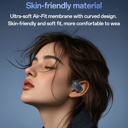 Yesido YSP25 Open Ear Bluetooth Handsfree Căști cu Rezistență la Transpirație și Carcasă de Încărcare Negru