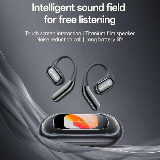 Yesido YSP26 Open Ear Bluetooth Handsfree Căști cu Rezistență la Transpirație și Carcasă de Încărcare Gri