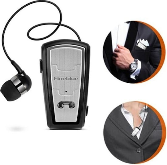 Fineblue FQ208 In-ear Bluetooth Handsfree Earphone Lapel Black