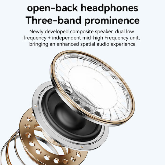 Yesido YSP24 Open Ear Bluetooth Handsfree Ακουστικά με Θήκη Φόρτισης Μαύρα
