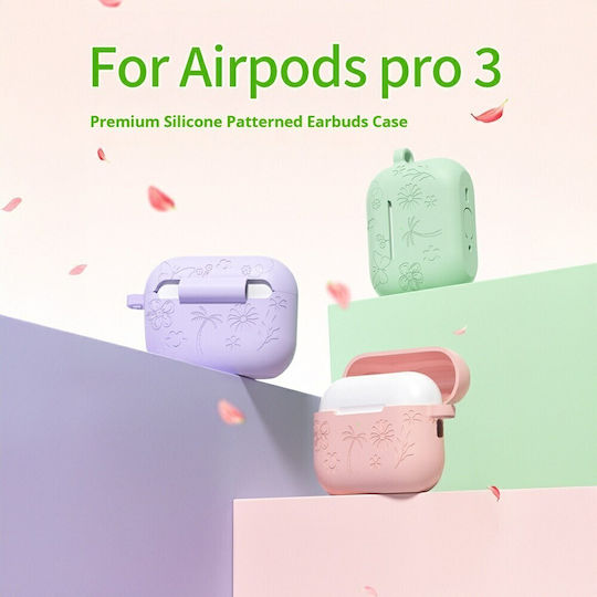 Hülle Silikon in Orange Farbe für Apple AirPods Pro 3