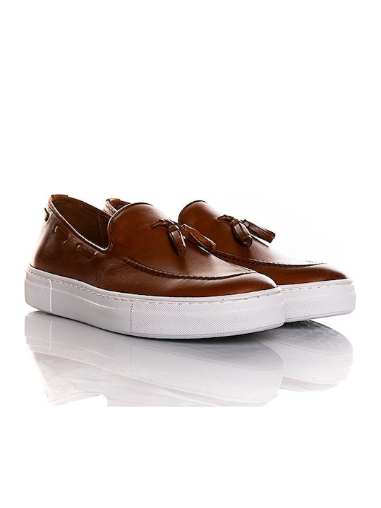 Men's Leather Moccasins Brown
