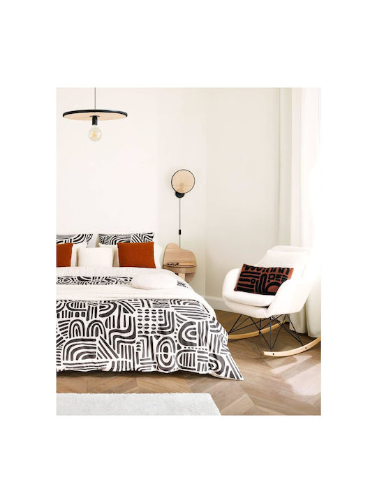 Wooden Beige Bedside Table 39.5x20x49.5cm