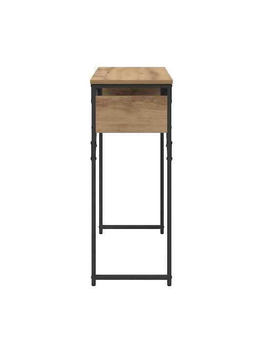 Κομοδίνο Ξύλινο Καφέ 75x30x75cm
