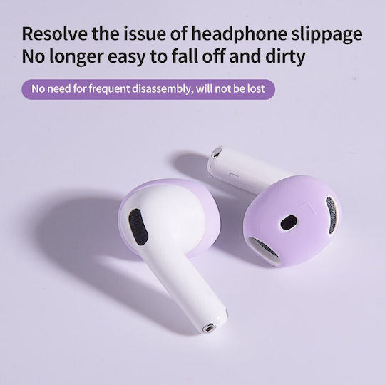 Силиконови покрития в Черен цвят за Apple AirPods 4