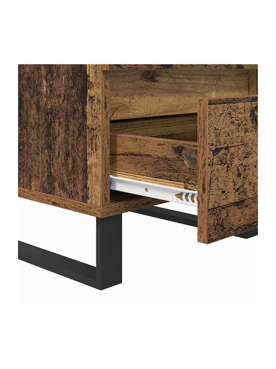 Wooden Bedside Table Processed Wood 40x35x50cm