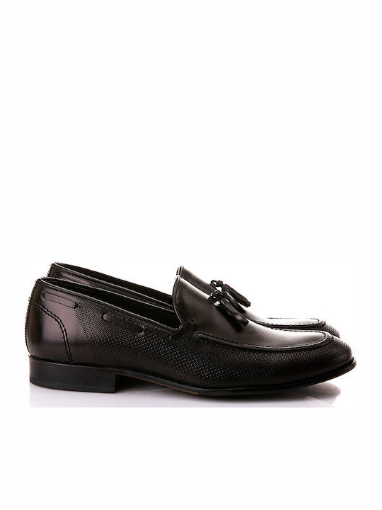 Men's Leather Moccasins Black
