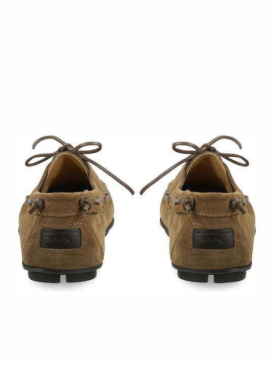 Wilmon Leder Herren Mokassins in Braun Farbe