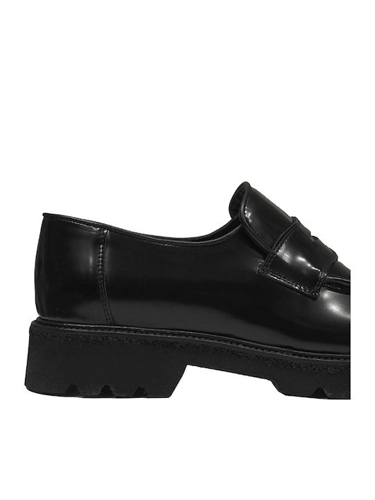Men's Leather Loafers Black