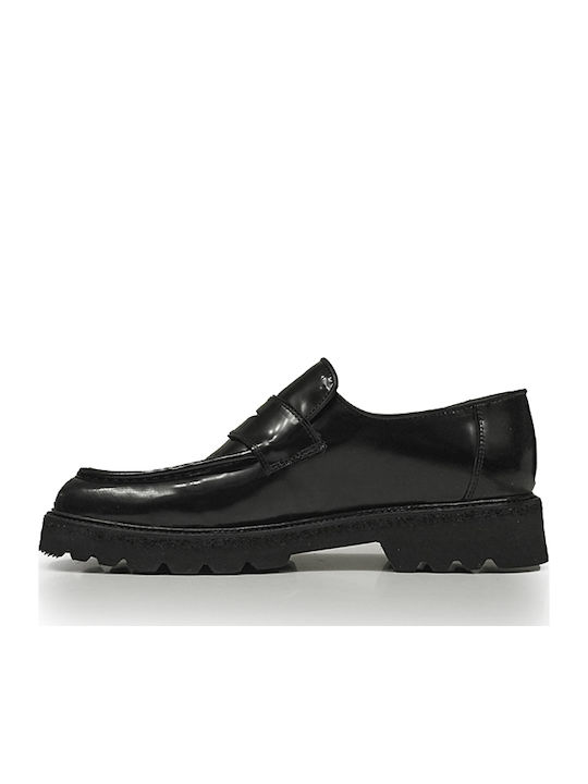 Men's Leather Loafers Black