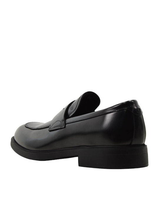 Men's Leather Loafers Black