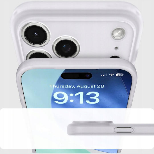 Spigen Ultra Hybrid Mag Classic Umschlag Rückseite Silikon / Kunststoff Silber (iPhone 17 Pro)