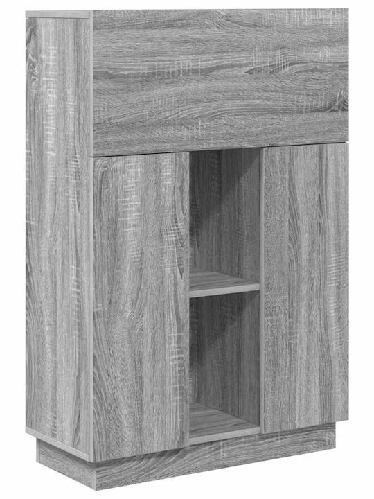 Desk Wooden Sonoma Grey 71.5x31.5x106.5cm