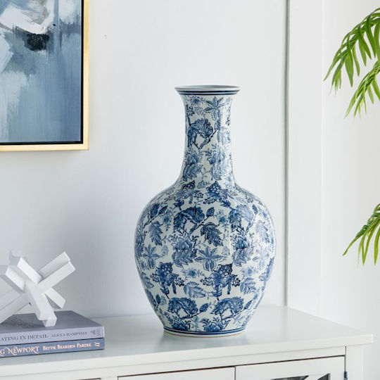 Artekko Decorative Vase Melania White 5x35.5x60.5cm