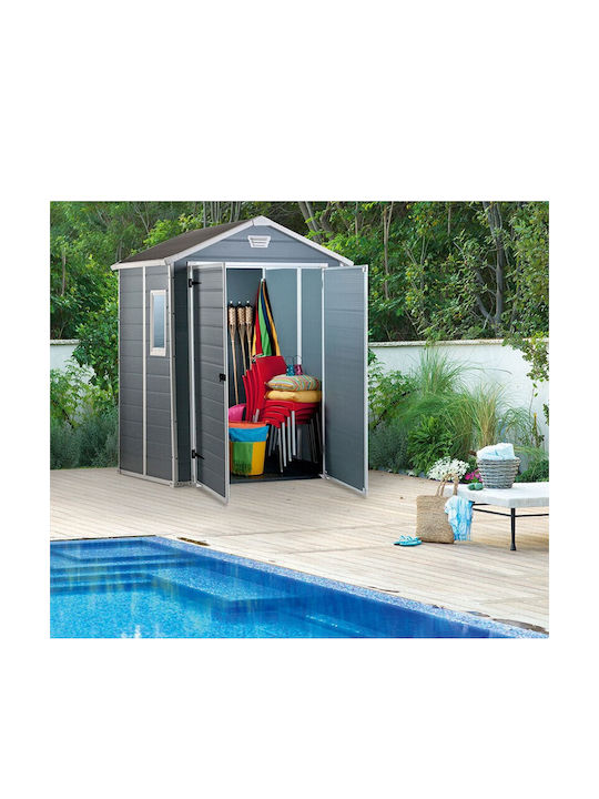 Plastic Garden Shed M1.85xW1.52xH2.26m