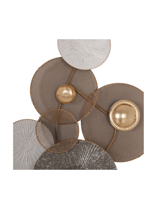HomeMarkt From Metallic Gold White 91x6x50cm