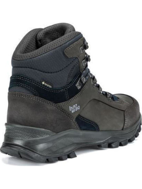 Hanwag Banks Men's Hiking Boots Waterproof with Gore-Tex Membrane Gray