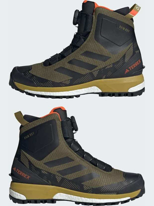 adidas Terrex Men's Hiking Boots Waterproof Green