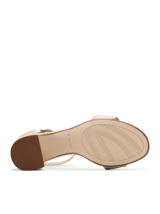 Ezoria Mae Sandals from Patent Leather Beige