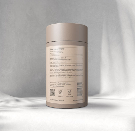Augment Life Magnesium Glycinate 800mg 120 κάψουλες