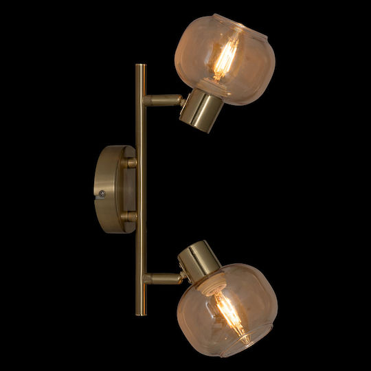 Wall Lamp with E14 Socket Gold 11cm